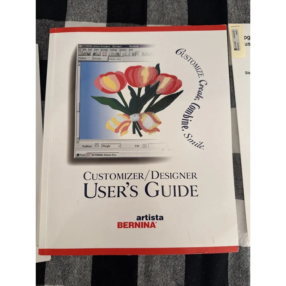 Bernina Artista Embroidery Software Kit‎ Microsoft 95 Customizer Version 1 K